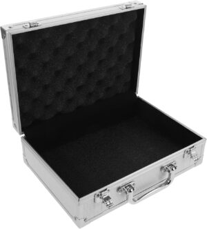 ⚒️ Bau & Montage – SEWACC Tragbarer Aluminium Werkzeugkoffer Klein Leichter Metallkoffer mit Griff Kompakte Aufbewahrungsbox für Werkzeuge und Zubehör Outdoor Transportbox für Handwerker und Reisen