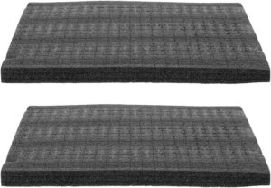 🔥 Angebote & Aktionen – CLISPEED 2 Stück Schwarz Epe Pearl Cotton Schaumstoff Werkzeugkoffer Einlage Stoßdämpfend DIY Zuschnitt Werkzeugkasten Schutzmatte Schubladeneinsatz