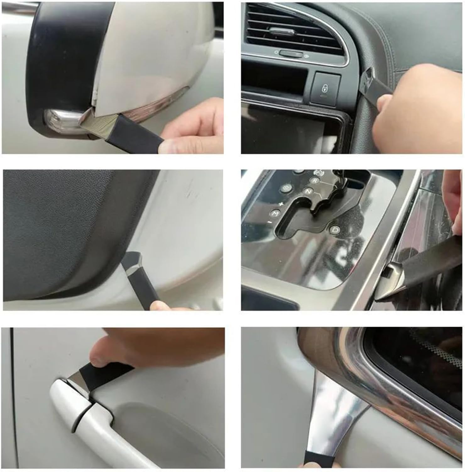 🔥 Angebote & Aktionen – Autoverkleidungsentfernungswerkzeug Kit | Panel Tür Audio Radio Stereo Removals Tools | Edelstahl Reduziertes Pryinstrument | Tragbarer Innenklemebietentferner Für Armaturenbrett, Doors Panels, P – Bild 4