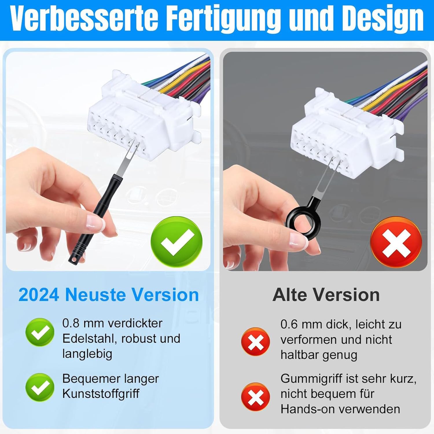 ⚡ Elektro & Technik – Werkzeug-Set zum Entfernen von Klemmen, robustes Autozubehör, elektrische Werkzeuge, für Automobilfahrzeuge, Motorräder, Haushaltsgeräte, Audio-Ventilator, industrielle Reparatur, Wartung – Bild 2
