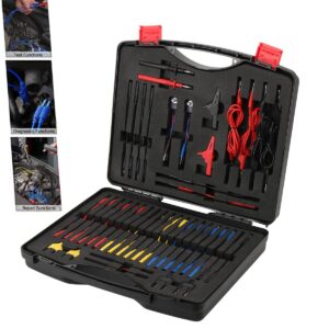 🚗 KFZ & Werkstatt – 92-piece multimeter test lead set, test cable for car fault diagnosis and electronic tests, test lead set, measuring tips, for car fault diagnosis/tool box, cable set, error diagnosis test