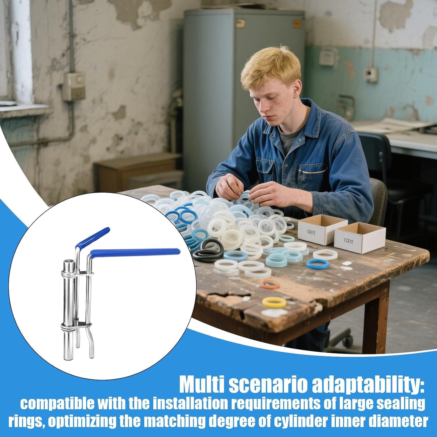 🔥 Angebote & Aktionen – Hydraulic Cylinder Tool - Rod Installation Kit, Efficient Installer | Ensures Right Seats, Reduces Frustration, The Tool – Bild 3