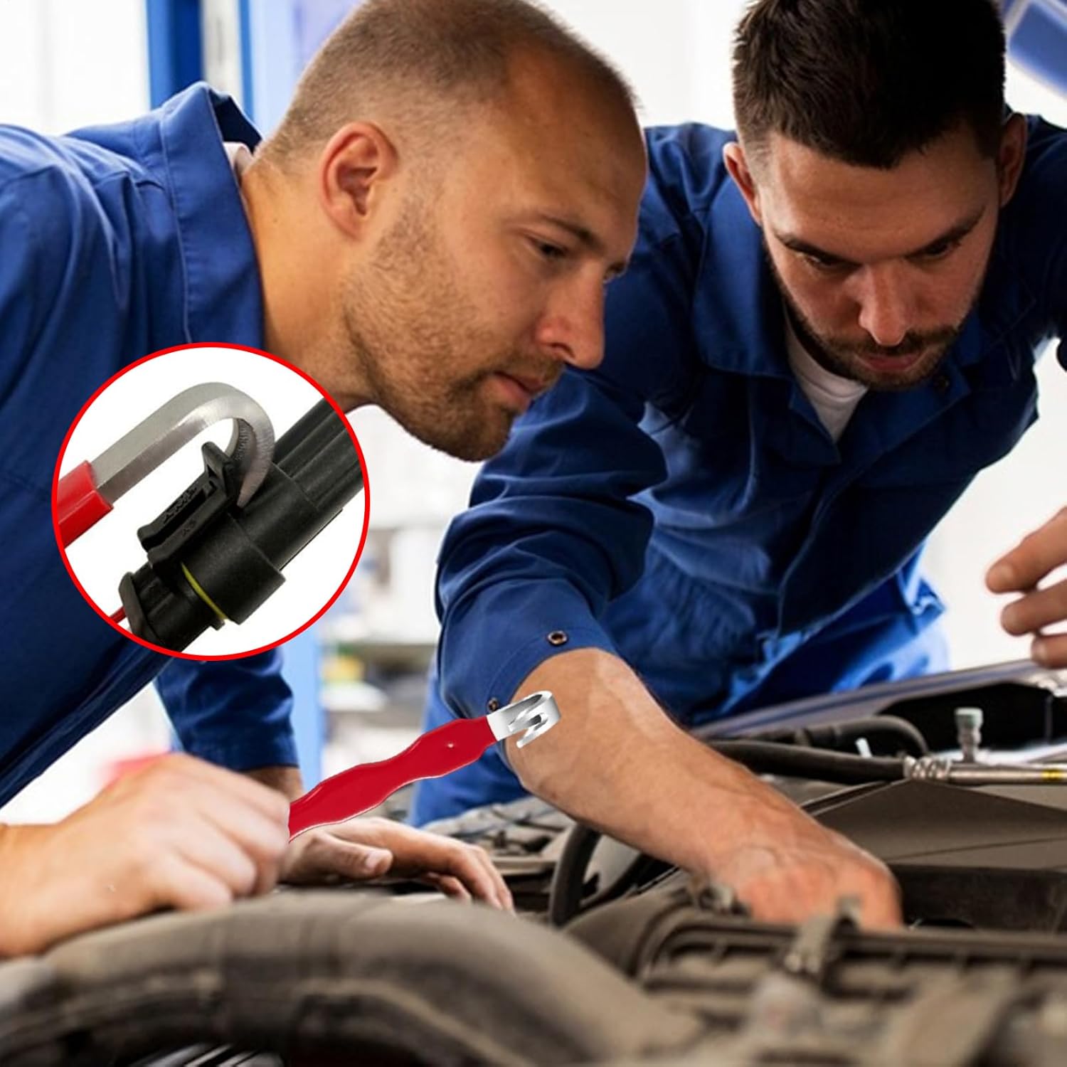 ⚡ Elektro & Technik – Werkzeug zum Trennen von Kfz-Steckverbindern – elektrischer Kabeltrenner, doppelseitiger Abzieher mit Doppelspitzen-Design | Autoreparatur-Hardware-Werkzeugset für die Mechanikerwerkstatt – Bild 3