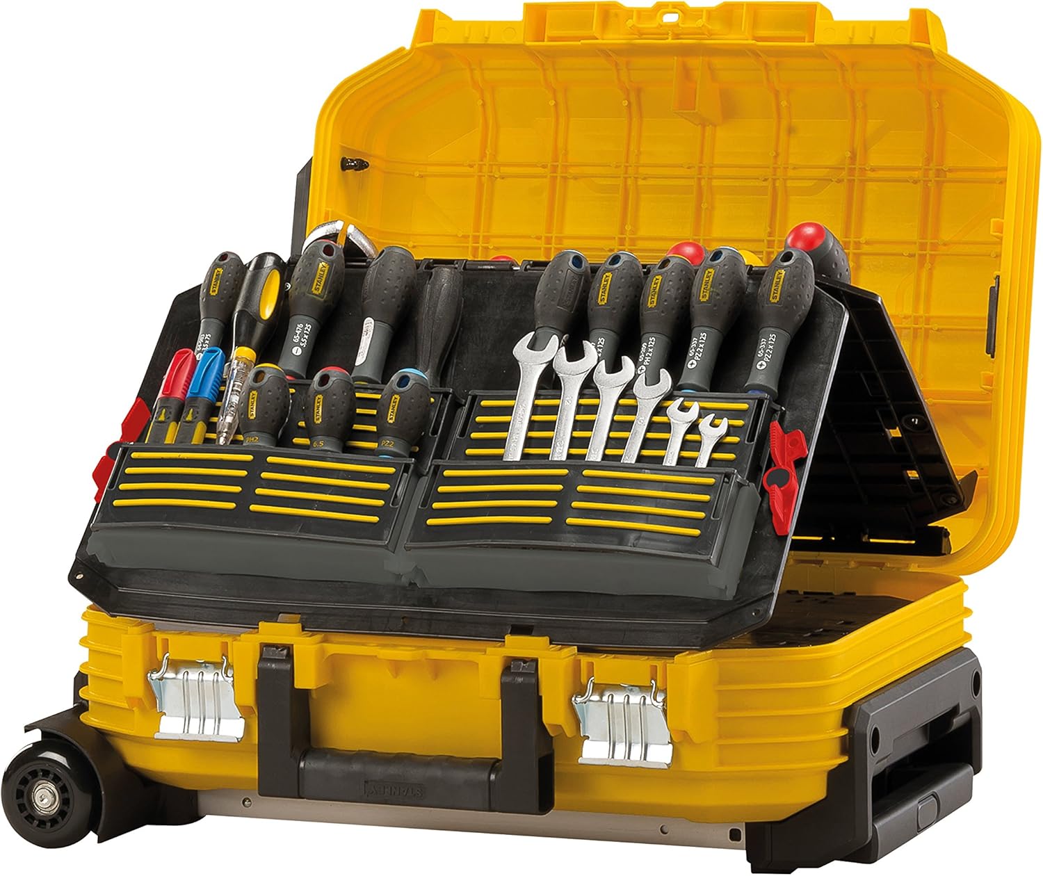 ⚒️ Bau & Montage – Stanley Tools FMST1-72383 Fatmax Technikerkoffer + Räder, Gelb, 552 x 250 x 410 mm – Bild 8