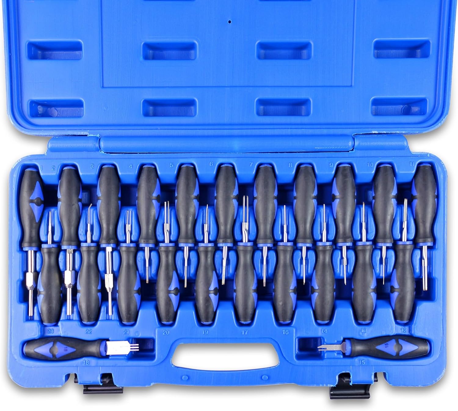 🚗 KFZ & Werkstatt – Enva Plug Release Tool Set 23-Piece Universal Pin Tool Set for Car Plug Electrical Unlocking Car Electrical Tool Set Release Tool Car Plug – Bild 2