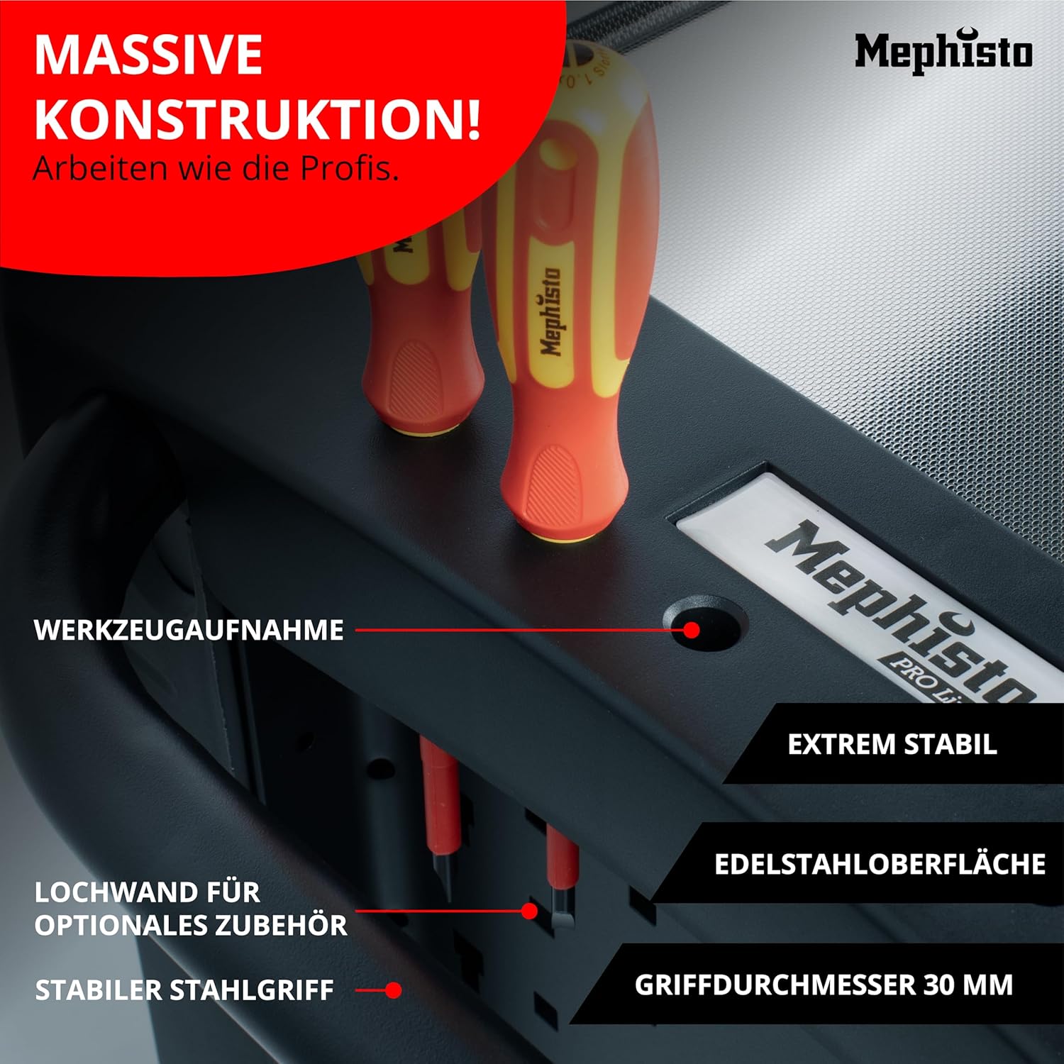 🚗 KFZ & Werkstatt – No. 1 premium tool trolley with 7 drawers incl. Tools. – Bild 5