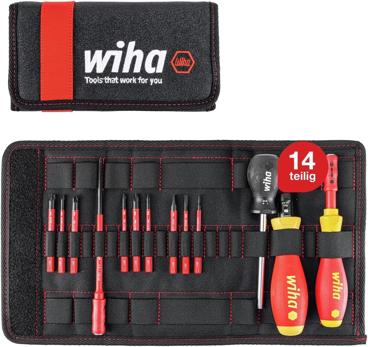 ⚡ Elektro & Technik – Wiha 2872T13 -S Drehmomentschraubendreher, mehrfarbig, Set mit 13 Teilen