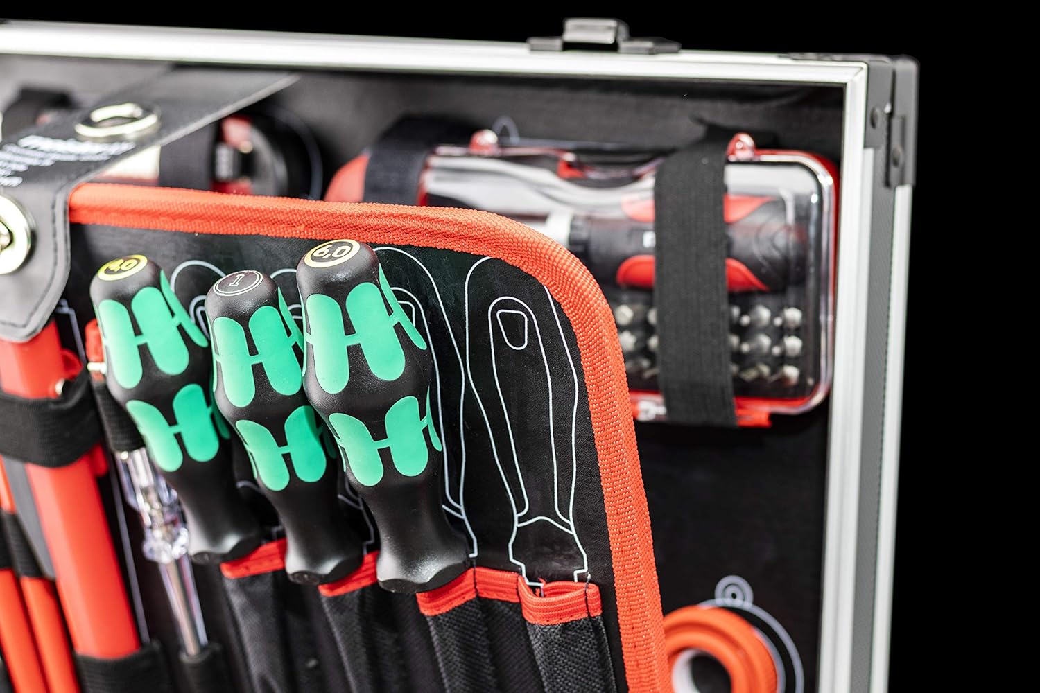 🔥 Angebote & Aktionen – Meister 8971490 109-Piece Tool Box, Solid Aluminium Case, Tool Set for the Home, Garage & Workshop, Professional, Filled Tool Box / Tool Chest / Complete Toolbox with Tools – Bild 6