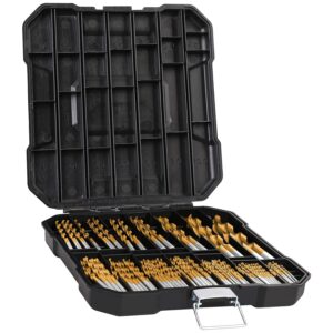 🔥 Angebote & Aktionen – Hurricane Titanium Drill Bit Set, High Speed Steel in Metric Size for Wood, Metal and Aluminium Alloy, 99 pieces