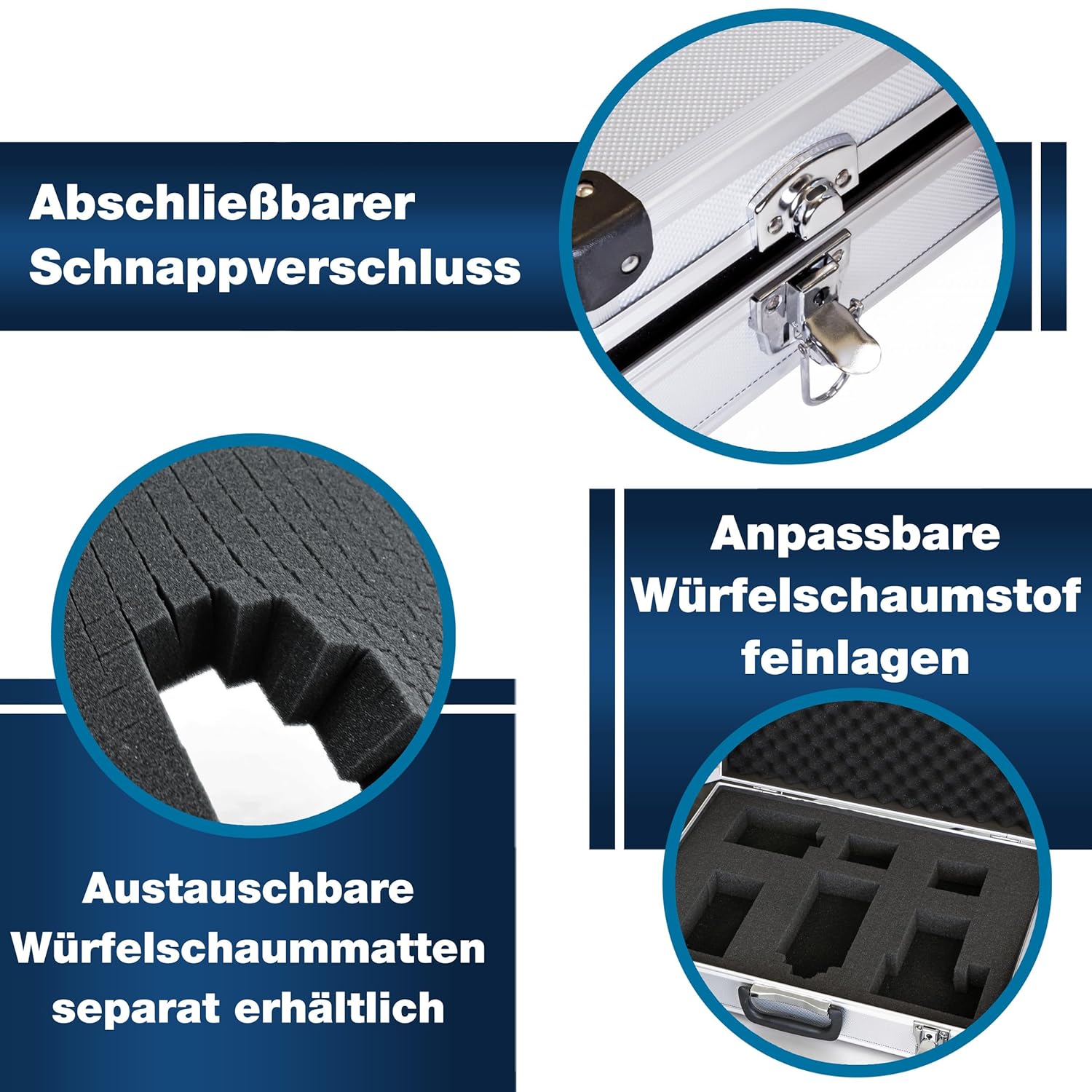 🔥 Angebote & Aktionen – PeakTech P 7270, 1 x Universal Aluminium Case, XXL, 500 x 350 x 120 mm, P 7270 – Bild 8