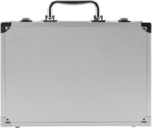 ⚒️ Bau & Montage – COHEALI Aluminium Werkzeugkasten Organizer Kompakter Tragbarer Aufbewahrungskoffer mit Zahlenschloss 28X19,5X8cm für Handwerker und Reisende