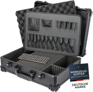 🔥 Angebote & Aktionen – HMF 15701-02 Empty Tool Box Large with Grid Foam 46 x 33 x 15 cm