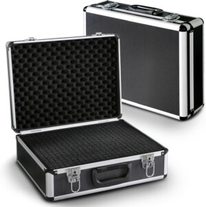 🔥 Angebote & Aktionen – PeakTech 7305 Universal Case for Measuring Equipment, Robust Carrying Case, Tool Storage, Cube Foam Plates, Foam Padding, Lockable, Dust Protection, L 405 x 330 x 150 mm