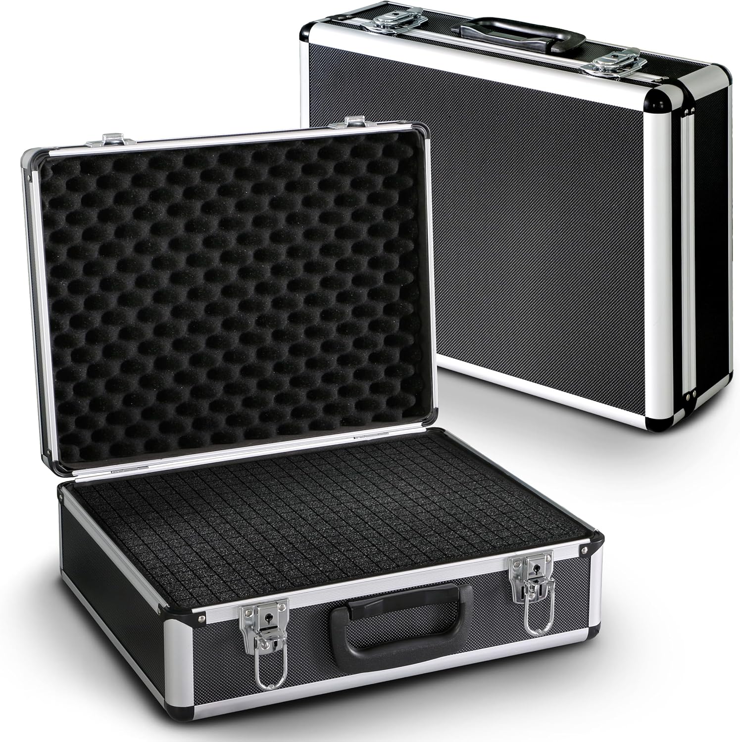 🔥 Angebote & Aktionen – PeakTech 7305 Universal Case for Measuring Equipment, Robust Carrying Case, Tool Storage, Cube Foam Plates, Foam Padding, Lockable, Dust Protection, L 405 x 330 x 150 mm