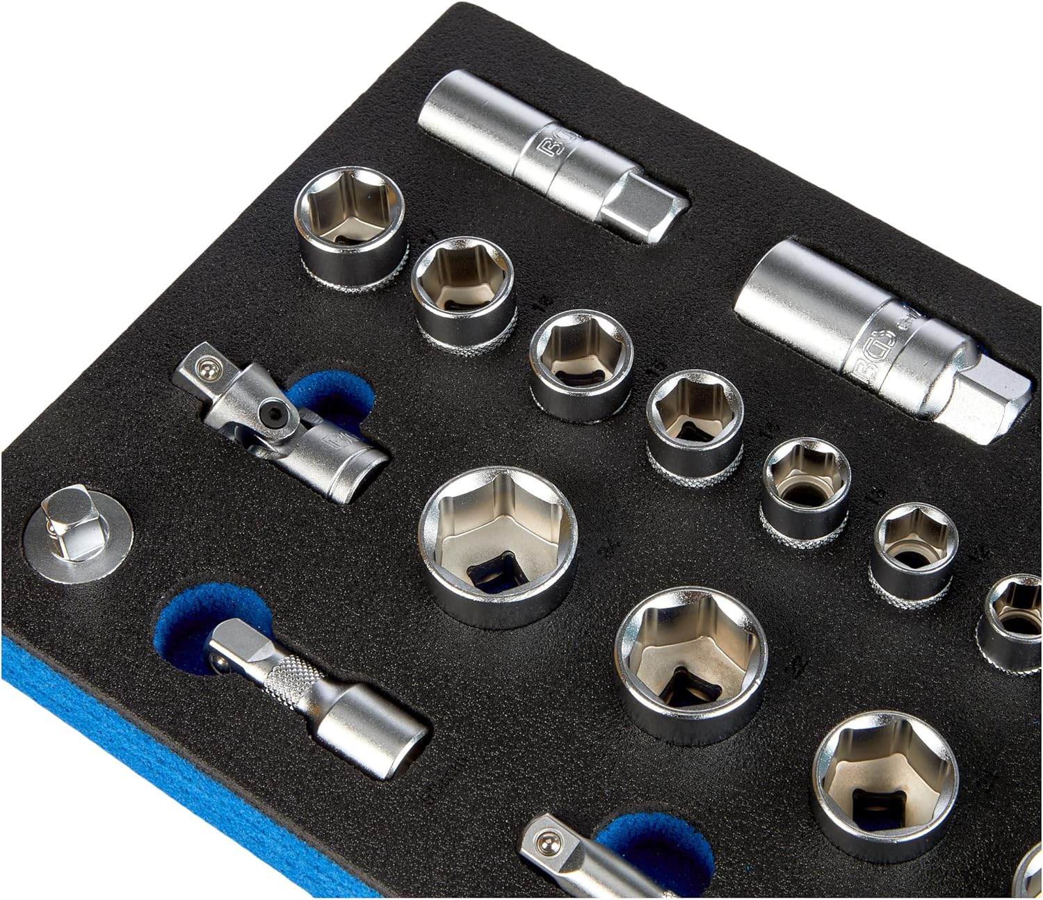 🚗 KFZ & Werkstatt – BGS 4052 Tool Tray 1/3 Socket Set, Multi-Colour, 3/8-Inch Set of 26 Pieces – Bild 3